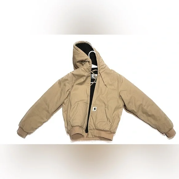 Carhartt WIP Tan Bomber with Hoodie - Picture 1 of 2